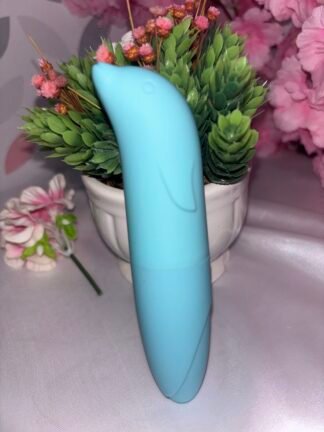 Vibrador Golfinho 
Cor: Azul tiffany
